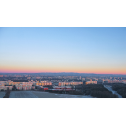 Východ slunce v zimě - HK